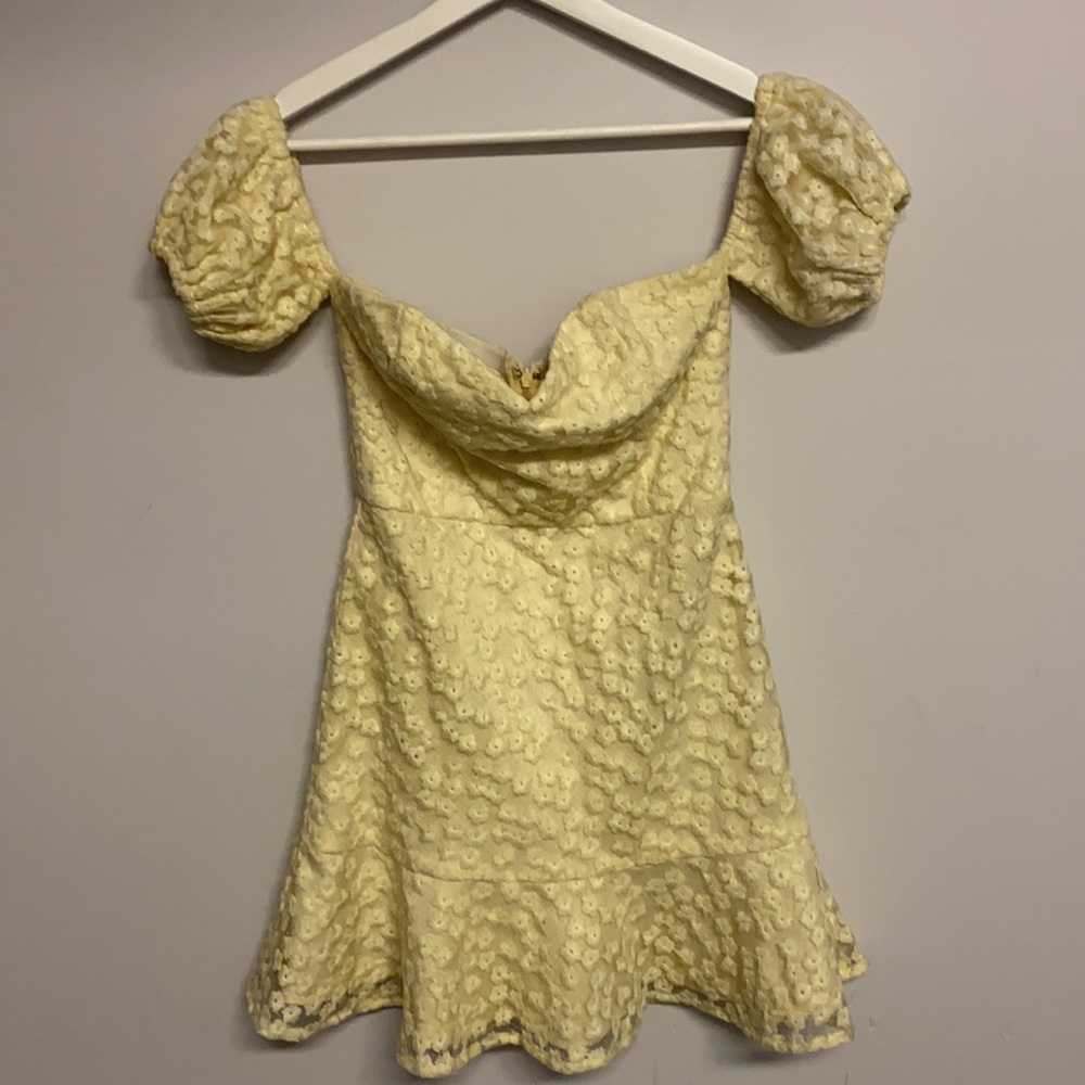 Yellow Helen Owen x Aqua Mini Dress - S - Picture 2 of 5
